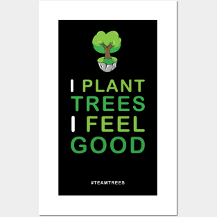 Cute Plant Trees Feel Good teamtrees Posters and Art